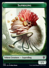 Illusion // Saproling Token [Commander Legends Tokens] | Exor Games Dartmouth