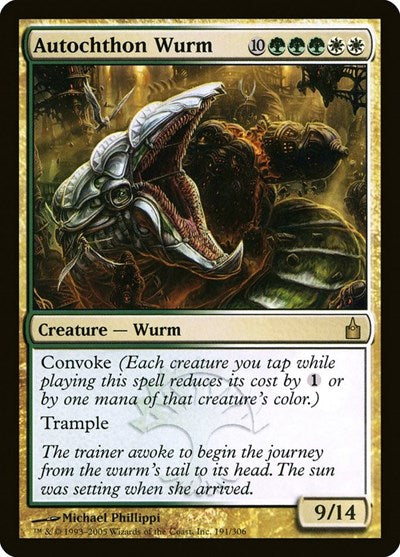 Autochthon Wurm [Ravnica: City of Guilds] | Exor Games Dartmouth