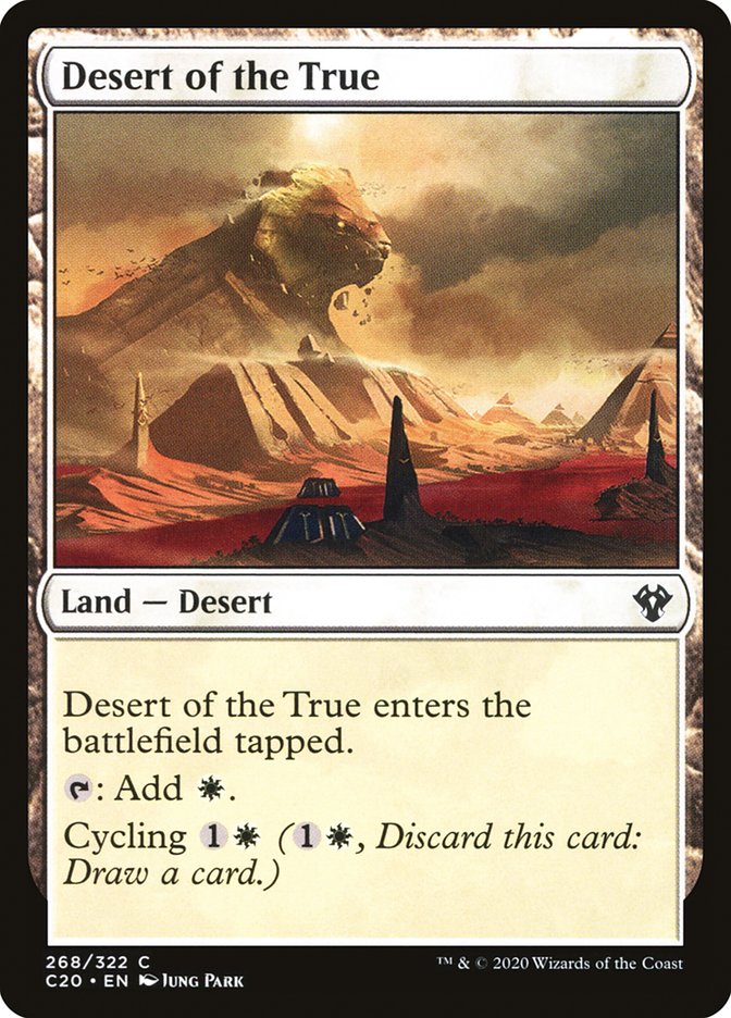 Desert of the True [Commander 2020] | Exor Games Dartmouth