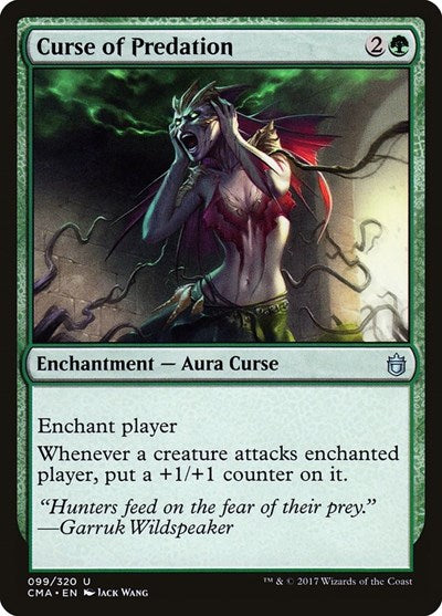 Curse of Predation [Commander Anthology] | Exor Games Dartmouth