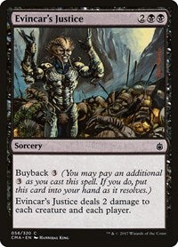 Evincar's Justice [Commander Anthology] | Exor Games Dartmouth