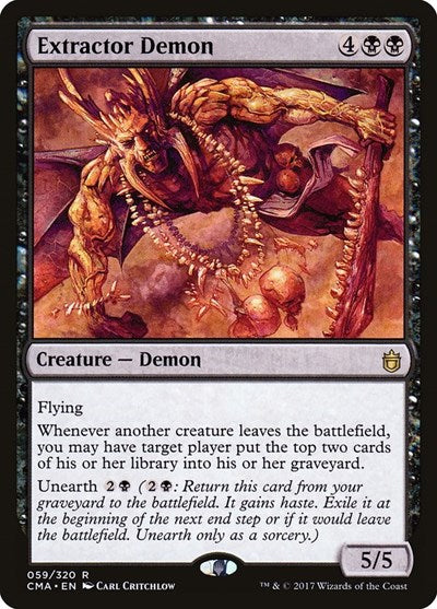 Extractor Demon [Commander Anthology] | Exor Games Dartmouth