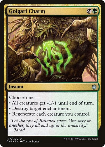 Golgari Charm [Commander Anthology] | Exor Games Dartmouth