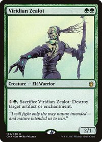 Viridian Zealot [Commander Anthology] | Exor Games Dartmouth