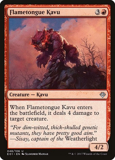 Flametongue Kavu [Archenemy: Nicol Bolas] | Exor Games Dartmouth