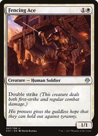 Fencing Ace [Archenemy: Nicol Bolas] | Exor Games Dartmouth