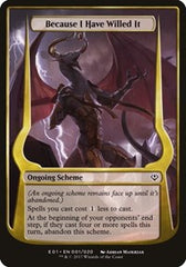 Because I Have Willed It [Archenemy: Nicol Bolas Schemes] | Exor Games Dartmouth