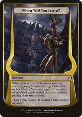 When Will You Learn? [Archenemy: Nicol Bolas Schemes] | Exor Games Dartmouth