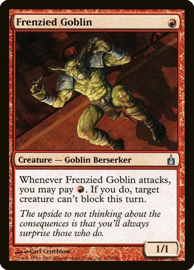 Frenzied Goblin [Ravnica: City of Guilds] | Exor Games Dartmouth