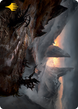 Haunted Ridge Art Card (Gold-Stamped Signature) [Innistrad: Midnight Hunt Art Series] | Exor Games Dartmouth
