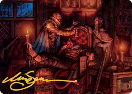 Long Rest Art Card (Gold-Stamped Signature) [Dungeons & Dragons: Adventures in the Forgotten Realms Art Series] | Exor Games Dartmouth