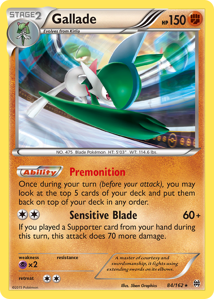 Gallade (84/162) [XY: BREAKthrough] | Exor Games Dartmouth
