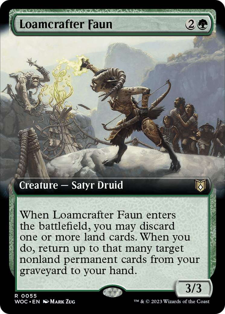 Loamcrafter Faun (Extended Art) [Wilds of Eldraine Commander] | Exor Games Dartmouth