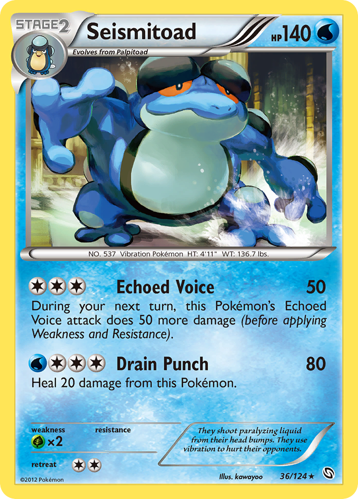 Seismitoad (36/124) [Black & White: Dragons Exalted] | Exor Games Dartmouth