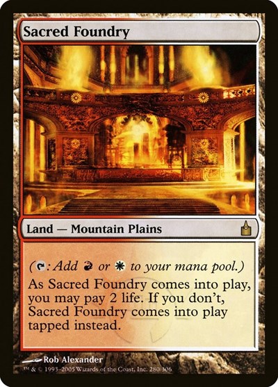 Sacred Foundry [Ravnica: City of Guilds] | Exor Games Dartmouth