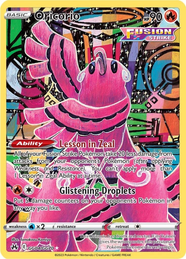 Oricorio (GG04/GG70) [Sword & Shield: Crown Zenith] | Exor Games Dartmouth