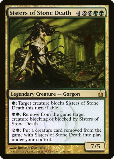 Sisters of Stone Death [Ravnica: City of Guilds] | Exor Games Dartmouth