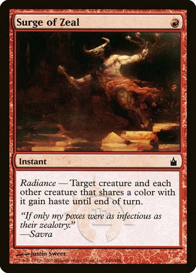 Surge of Zeal [Ravnica: City of Guilds] | Exor Games Dartmouth