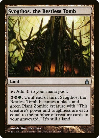 Svogthos, the Restless Tomb [Ravnica: City of Guilds] | Exor Games Dartmouth