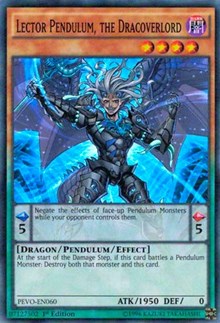 Lector Pendulum, the Dracoverlord [PEVO-EN060] Super Rare | Exor Games Dartmouth