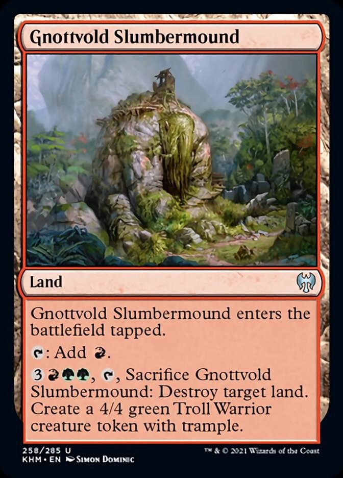 Gnottvold Slumbermound [Kaldheim] | Exor Games Dartmouth