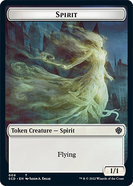 Bird // Spirit Double-Sided Token [Starter Commander Decks] | Exor Games Dartmouth