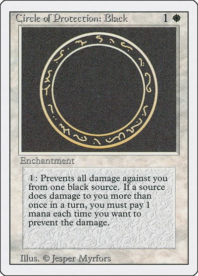 Circle of Protection: Black [Revised Edition] | Exor Games Dartmouth