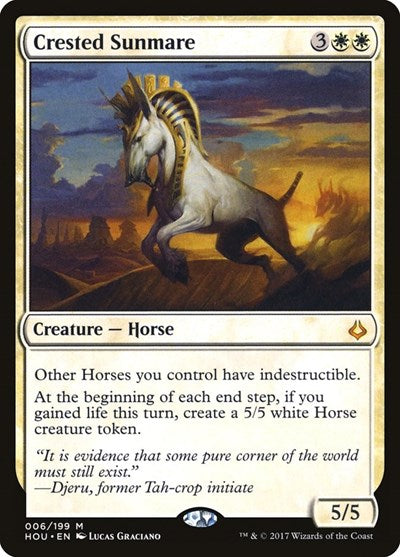 Crested Sunmare [Hour of Devastation] | Exor Games Dartmouth