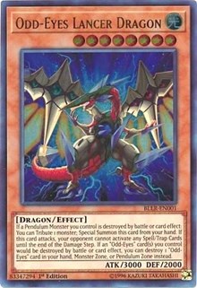 Odd-Eyes Lancer Dragon [BLLR-EN001] Ultra Rare | Exor Games Dartmouth