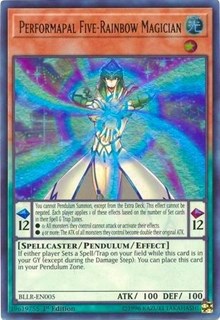 Performapal Five-Rainbow Magician [BLLR-EN005] Ultra Rare | Exor Games Dartmouth