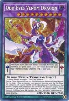 Odd-Eyes Venom Dragon [BLLR-EN006] Secret Rare | Exor Games Dartmouth