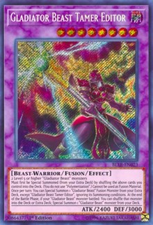 Gladiator Beast Tamer Editor [BLLR-EN023] Secret Rare | Exor Games Dartmouth