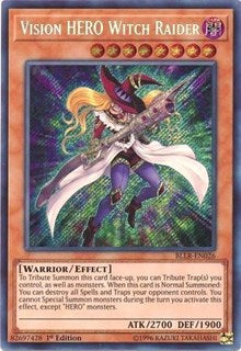 Vision HERO Witch Raider [BLLR-EN026] Secret Rare | Exor Games Dartmouth
