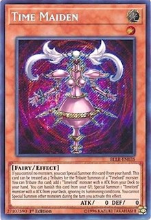 Time Maiden [BLLR-EN035] Secret Rare | Exor Games Dartmouth