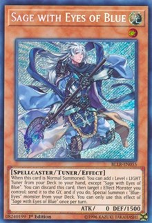 Sage with Eyes of Blue [BLLR-EN055] Secret Rare | Exor Games Dartmouth