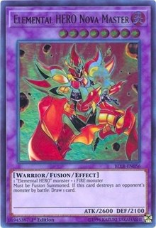 Elemental HERO Nova Master [BLLR-EN056] Ultra Rare | Exor Games Dartmouth