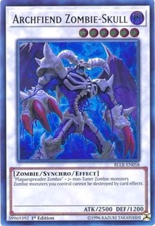 Archfiend Zombie-Skull [BLLR-EN058] Ultra Rare | Exor Games Dartmouth