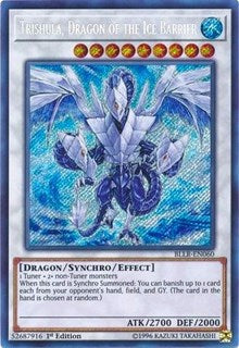 Trishula, Dragon of the Ice Barrier [BLLR-EN060] Secret Rare | Exor Games Dartmouth