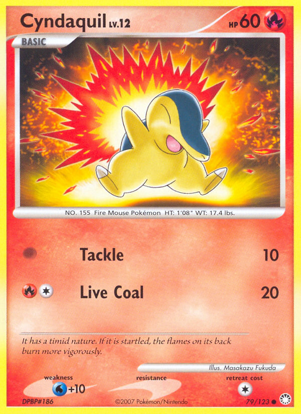 Cyndaquil (79/123) [Diamond & Pearl: Mysterious Treasures] | Exor Games Dartmouth