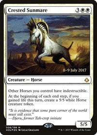 Crested Sunmare [Hour of Devastation Promos] | Exor Games Dartmouth