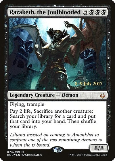 Razaketh, the Foulblooded [Hour of Devastation Promos] | Exor Games Dartmouth