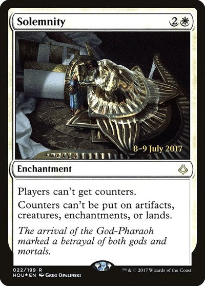 Solemnity [Hour of Devastation Promos] | Exor Games Dartmouth