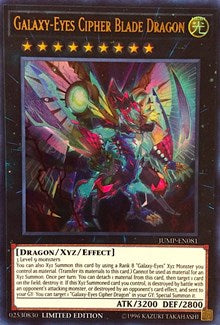 Galaxy-Eyes Cipher Blade Dragon [JUMP-EN081] Ultra Rare | Exor Games Dartmouth
