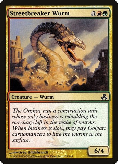 Streetbreaker Wurm [Guildpact] | Exor Games Dartmouth