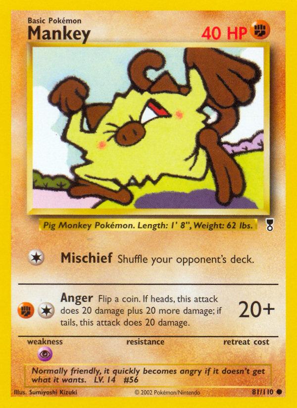 Mankey (81/110) [Legendary Collection] | Exor Games Dartmouth