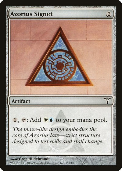 Azorius Signet [Dissension] | Exor Games Dartmouth