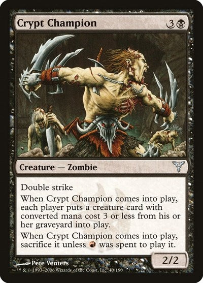 Crypt Champion [Dissension] | Exor Games Dartmouth