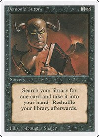 Demonic Tutor [Revised Edition] | Exor Games Dartmouth