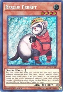 Rescue Ferret [COTD-EN029] Secret Rare | Exor Games Dartmouth