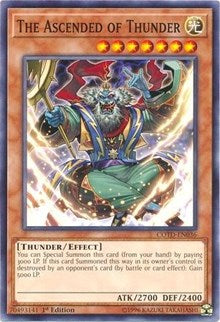 The Ascended of Thunder [COTD-EN036] Short Print | Exor Games Dartmouth
